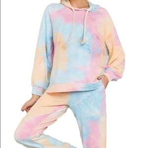 Tie dye sweatsuit BRAND NEW